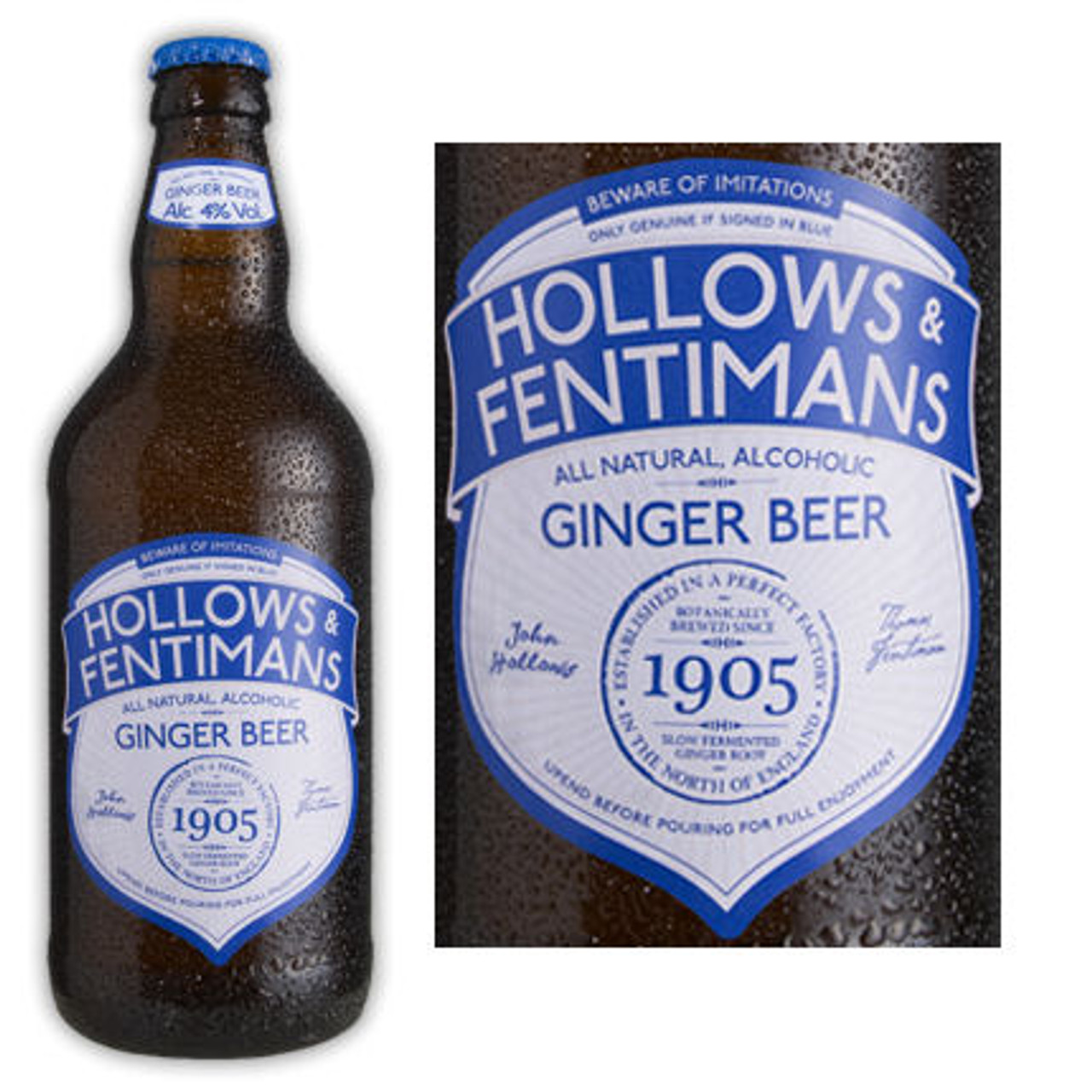 Hollows & Fentimans All Natural Alcoholic Ginger Beer ...