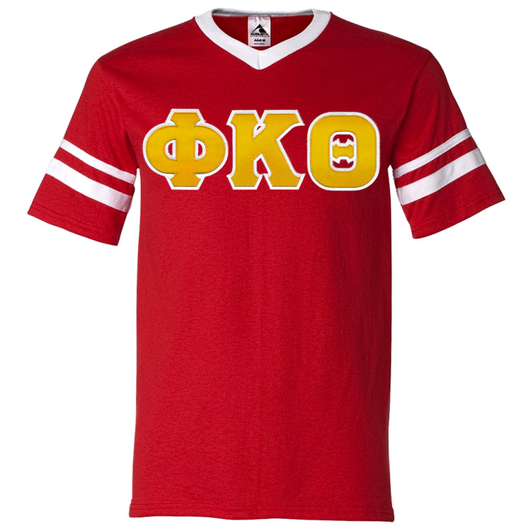 Fraternity & Sorority Lettered Sleeve Stripe Jersey