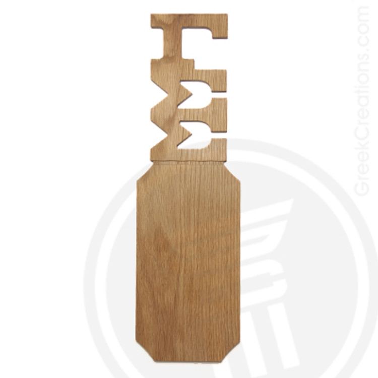 Gamma Sigma Sigma 21 Inch Blank Greek Letter Paddle