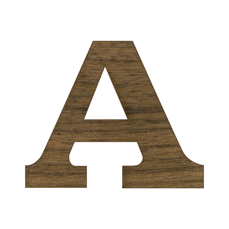 1/2 Inch Regular Wood Letters or Numbers
