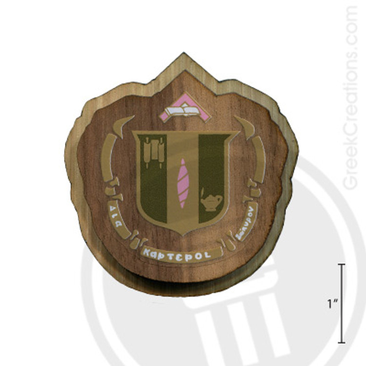 Delta Zeta Large Raised Wooden Crest