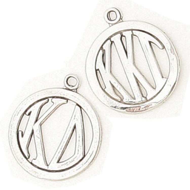 Sterling Silver Medallion Charm