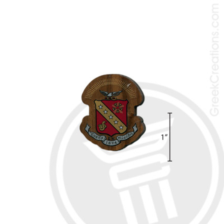 Sigma Kappa Small Raised Wooden Crest
