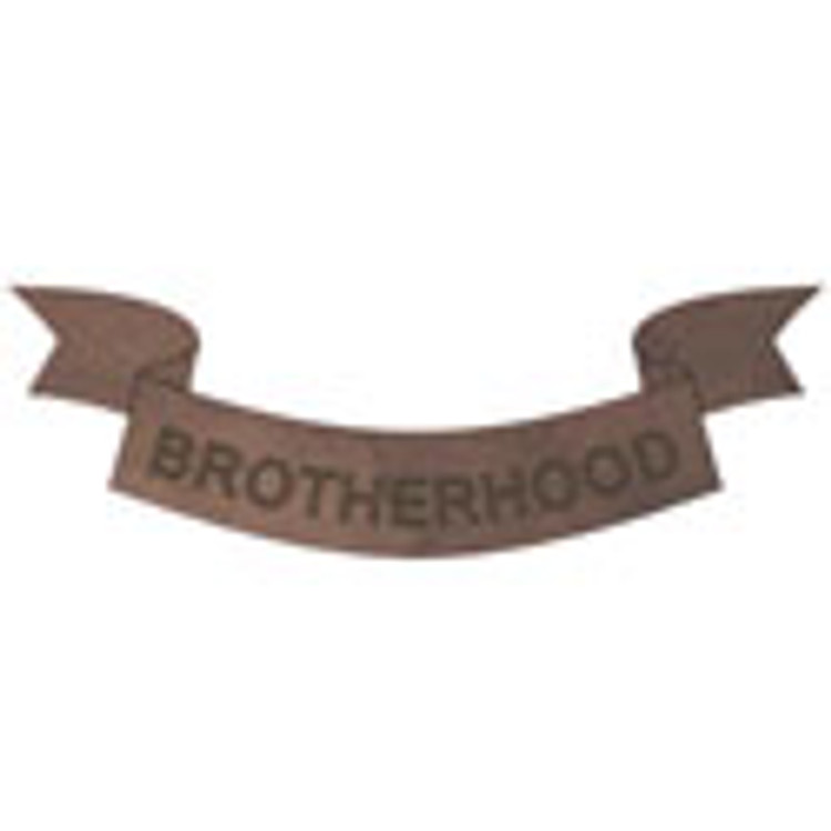Peel-n-Stick Brotherhood Banner Decoration for Blank Paddles