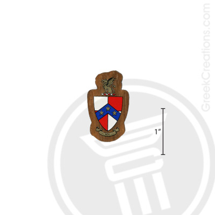 Beta Theta Pi Small Raised Wooden Crest