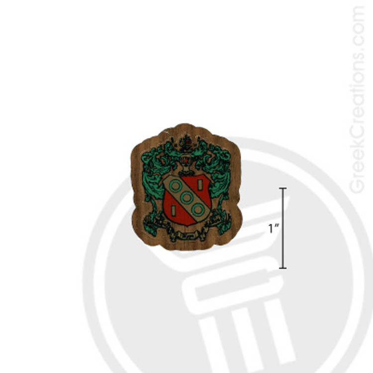 Alpha Gamma Delta Small Raised Wooden Crest