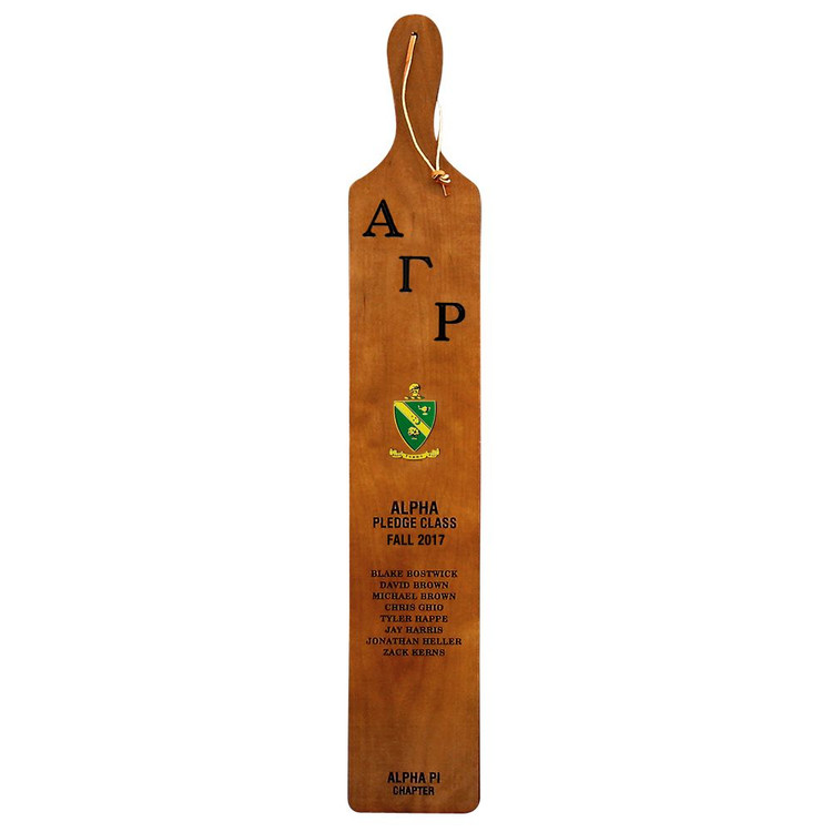 Fraternity and Sorority Campus King Pledge Class 36 Inch Paddle
