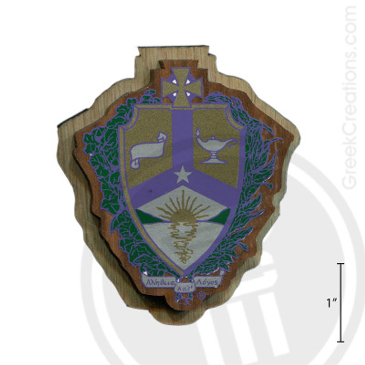 Alpha Kappa Lambda Large Raised Wooden Crest