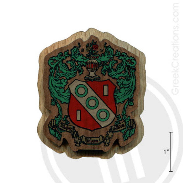Alpha Gamma Delta Large Raised Wooden Crest