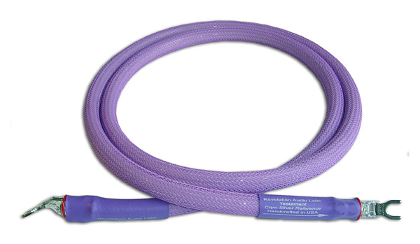 Revelation Audio Labs Testament Cryo-Silver™ Reference Loudspeaker cables at True Audiophile