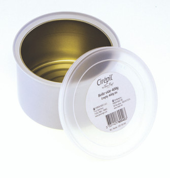 Empty 400g Wax Tin, plain, not label, for wax beads Empty 400g Wax Tin, plain, not label, for wax beads