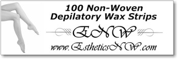 100 non-woven strips, 3"x8" 100 non-woven strips, 3"x8"