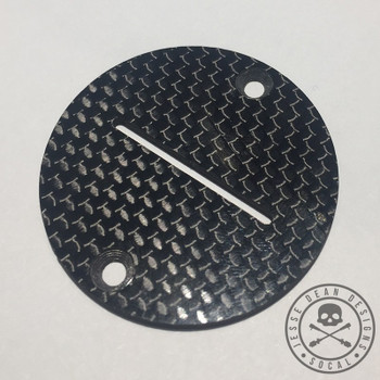 Jesse Dean Designs JDDCARBBP CARBON FIBER BUTTON PLATE Jesse Dean Designs JDDCARBBP CARBON FIBER BUTTON PLATE