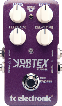 TC Electronic Vortex Flanger Stereo Flanger Pedal TC Electronic Vortex Flanger Stereo Flanger Pedal