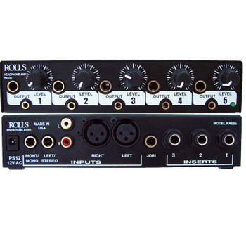 RA53b 5 Ch Headphone Amp 1/2 Rack RA53b 5 Ch Headphone Amp 1/2 Rack
