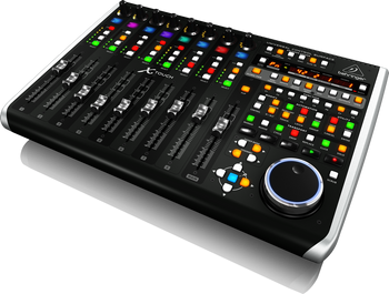 Behringer X-TOUCH Universal Control Surface with 9 Touch-Sensitive Motor Faders, LCD Scribble Strips and Ethernet/USB/MIDI Interface Behringer X-TOUCH Universal Control Surface with 9 Touch-Sensitive Motor Faders, LCD Scribble Strips and Ethernet/USB/MIDI Interface