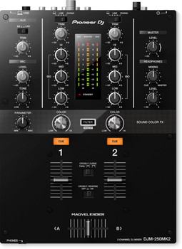 Pioneer DJM-250mk2 2-Channel DJ Mixer with rekordbox DVS Pioneer DJM-250mk2 2-Channel DJ Mixer with rekordbox DVS