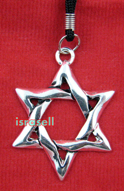 American Flag and Star of David Necklace - YourHolyLandStore