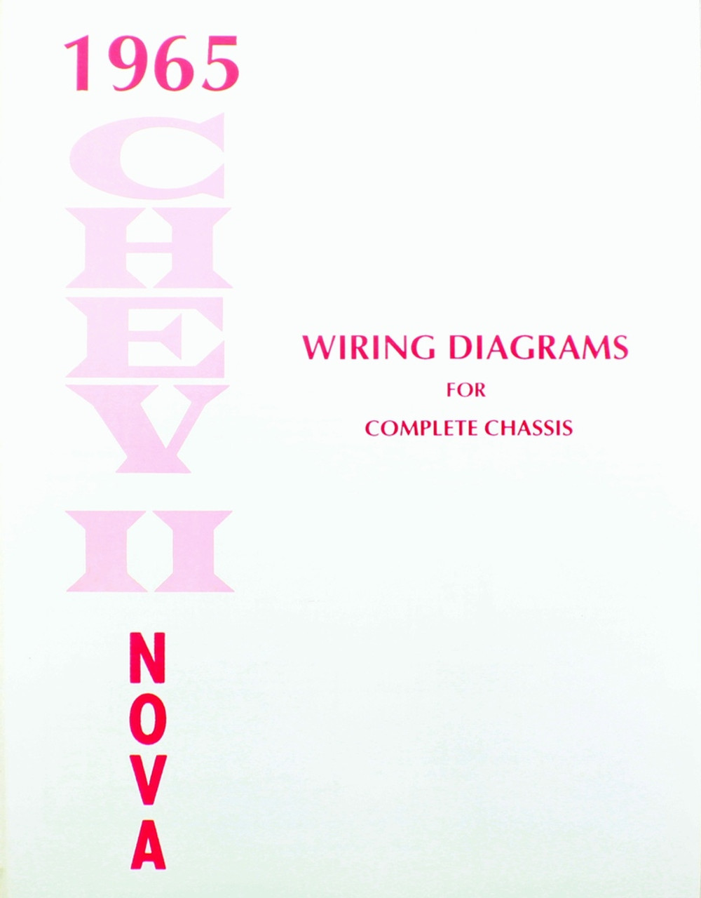 65 1965 Chevy Nova Electrical Wiring Diagram Manual