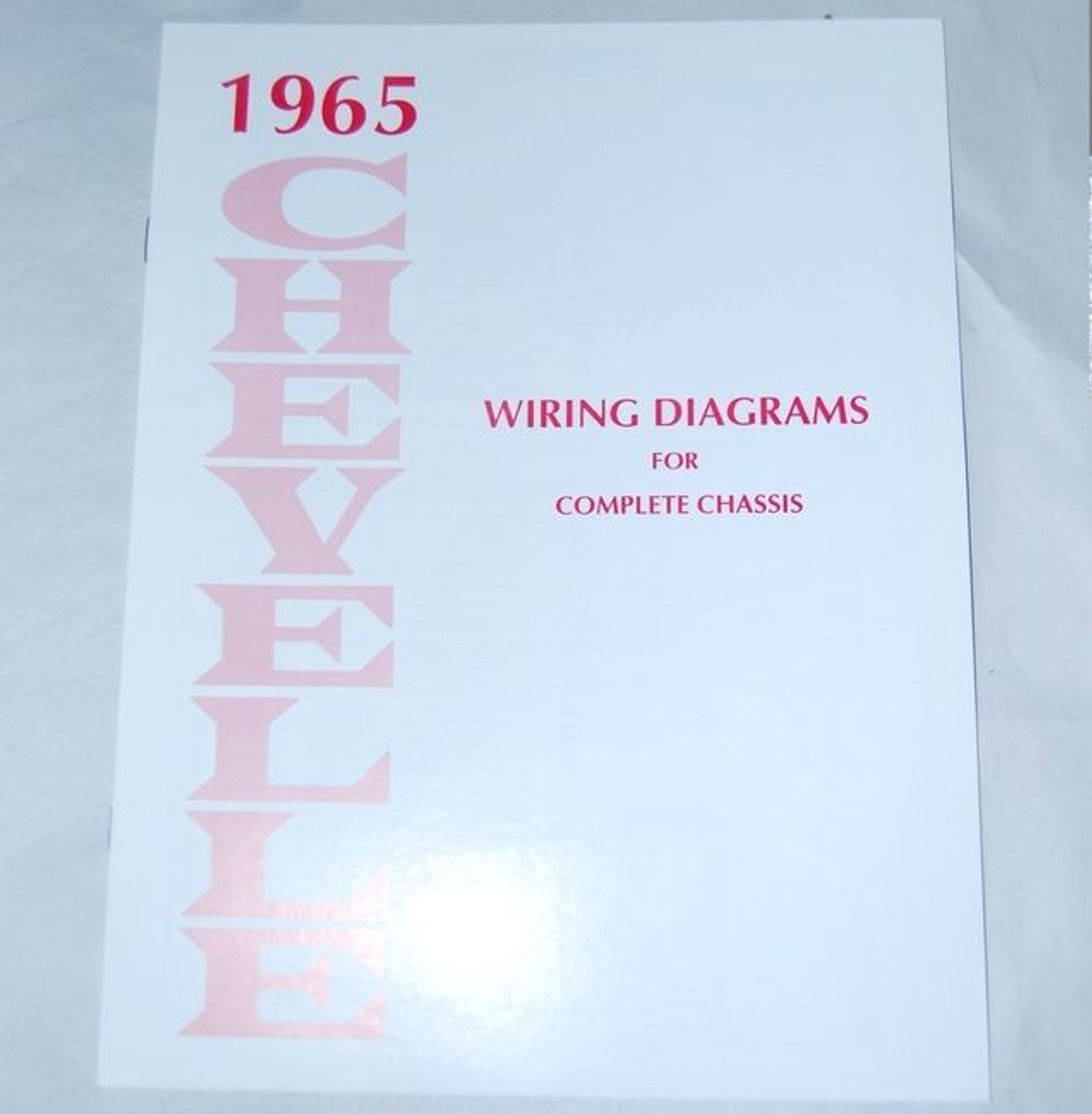 65 CHEVELLE EL CAMINO ELECTRICAL WIRING DIAGRAM MANUAL ...