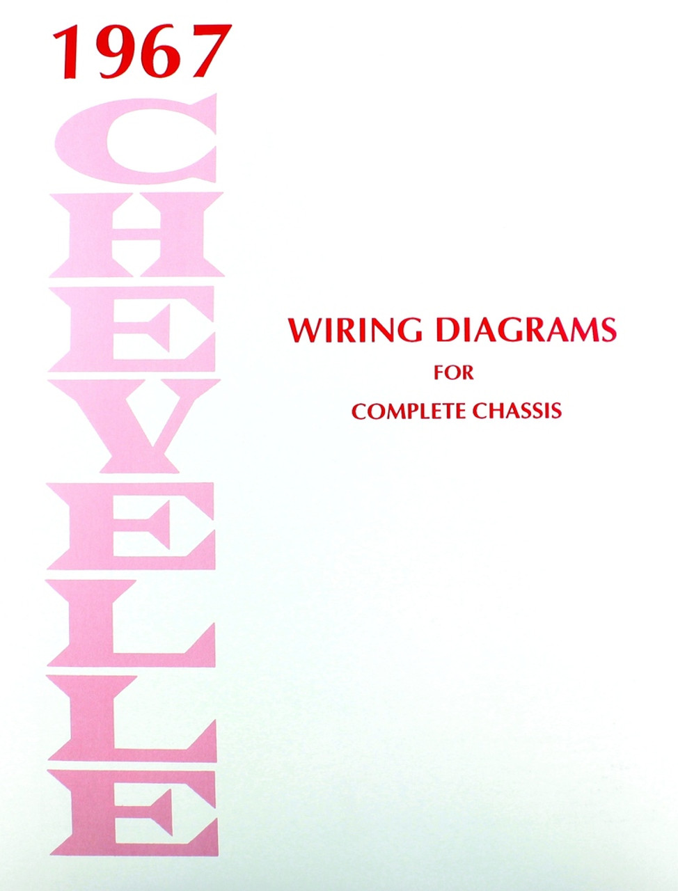 67 1967 Chevelle El Camino Electrical Wiring Diagram
