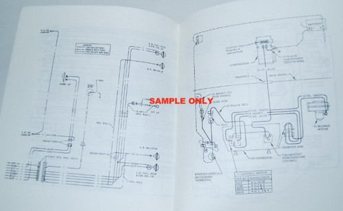 66 1966 Chevy Impala Electrical Wiring Diagram Manual