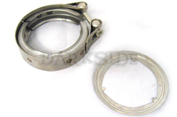 VW Turbo Downpipe V-Band Clamp and Gasket 04L253115A VW Turbo Downpipe V-Band Clamp and Gasket 04L253115A