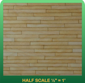 Half Scale Miniature Clapboard Siding Half Scale Miniature Clapboard Siding