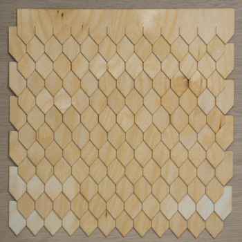 Laser Cut Diamond Shaped Speed Shingles Strips Laser Cut Diamond Shaped Speed Shingles Strips