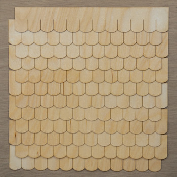 Laser Cut Fishscale Shaped Speed Shingles Strips Laser Cut Fishscale Shaped Speed Shingles Strips