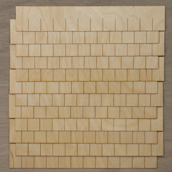 Laser Cut Rectangular Shaped Speed Shingles Strips Laser Cut Rectangular Shaped Speed Shingles Strips