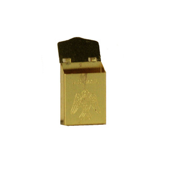 Dollhouse Miniature Brass Mailbox Dollhouse Miniature Brass Mailbox