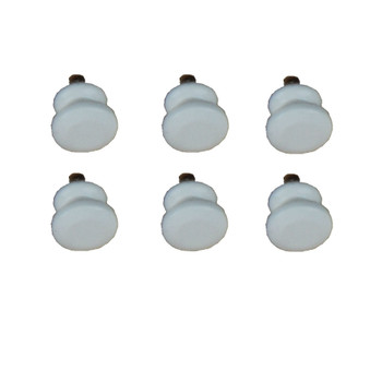 Dollhouse Miniature White Door Knobs Dollhouse Miniature White Door Knobs