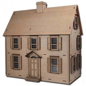 Laser Cut Jefferson Dollhouse Kit Laser Cut Jefferson Dollhouse Kit