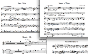 Shatter Me Album - Sheet Music Package