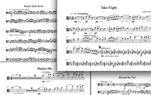 VIOLA Shatter Me Album - Sheet Music Package