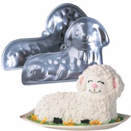3d lamb cake pan