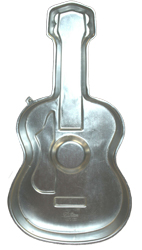 Large guitar cake pan