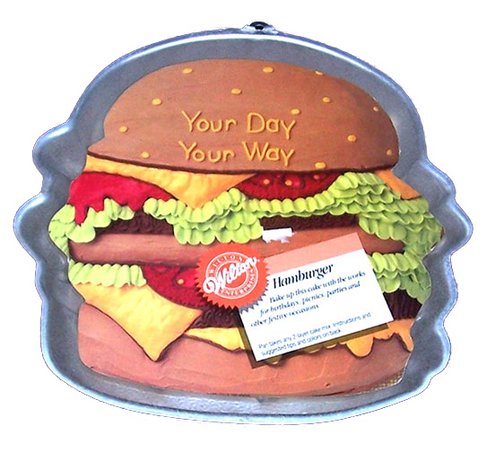 hamburger cake pan