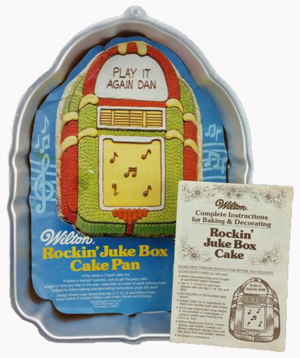 juke box cake box