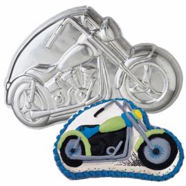 Motorcycle cake pan