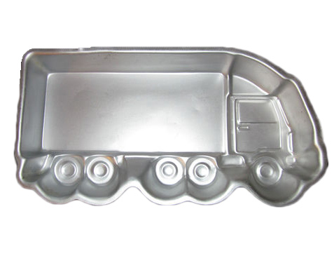 semi truck cake pan