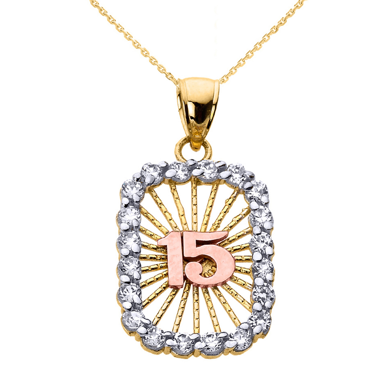 15 quinceanera necklace clearance