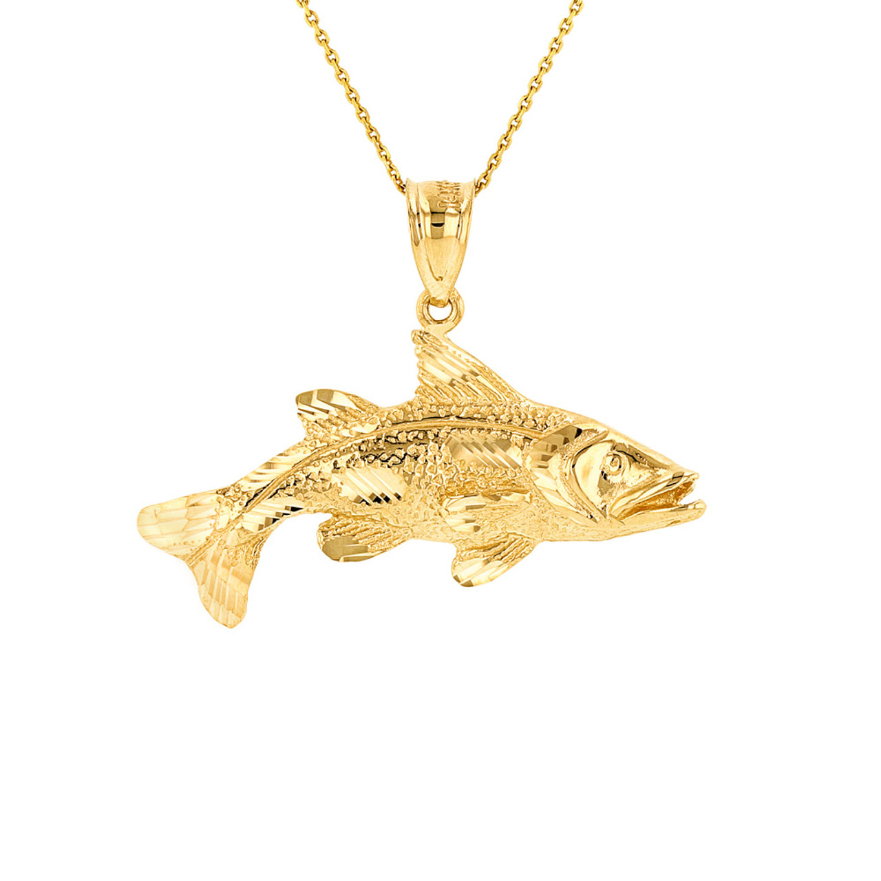 gold fish pendant
