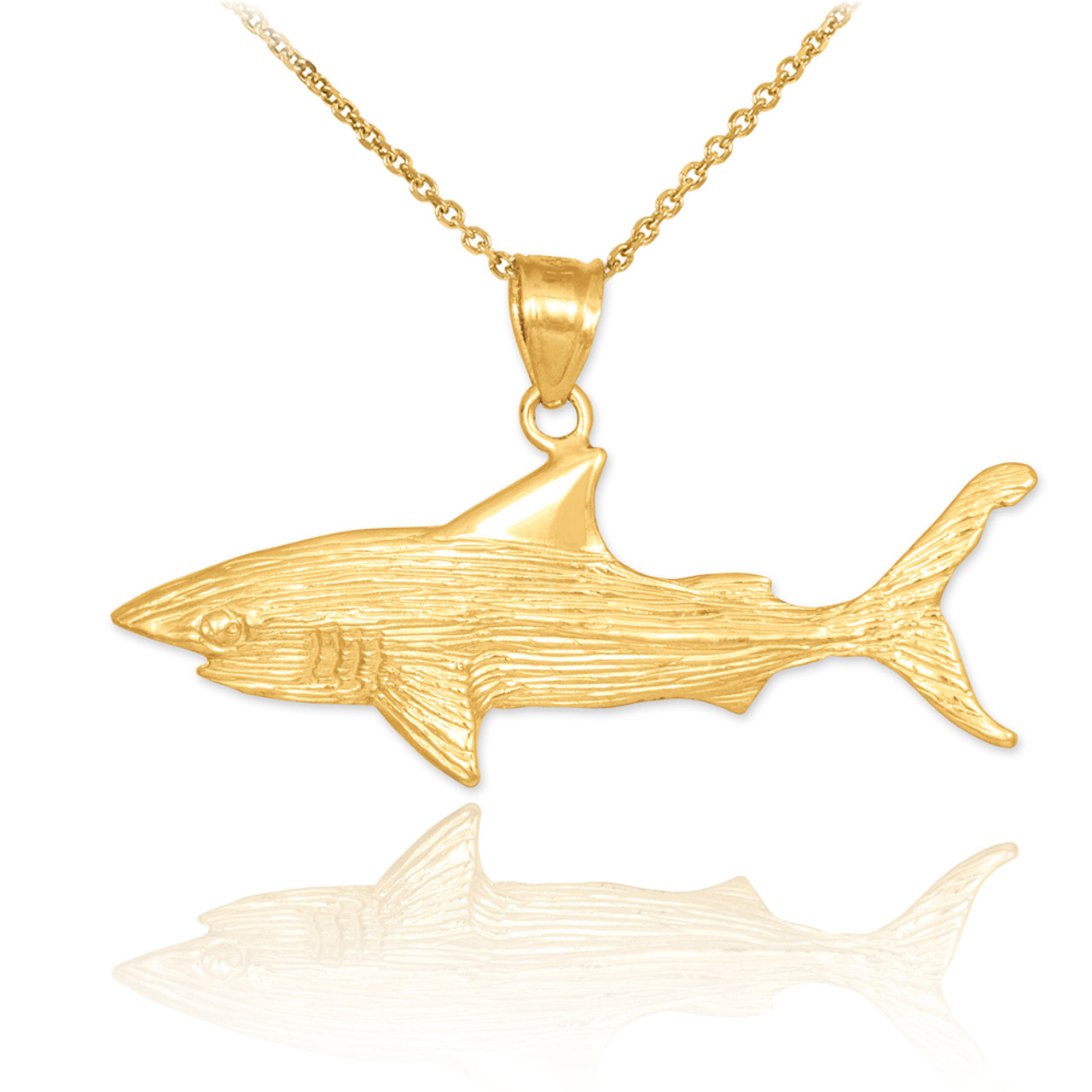 Shark gold chain clearance