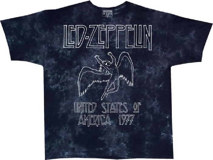 Led Zeppelin Concert Tshirt United States of America 1977 Tour. Men