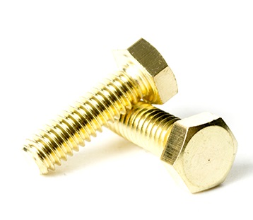 1/4 in.-20 Brass Hex Nut (4-Pack)