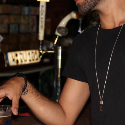 Men Screw U Silver Necklace Men Screw U Silver Necklace