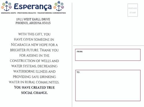ESPERANÇA Thank You Postcard 05