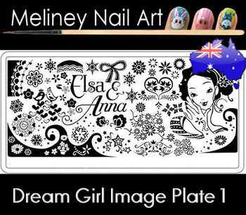 Dream Girl 01 Image plate Dream Girl 01 Image plate